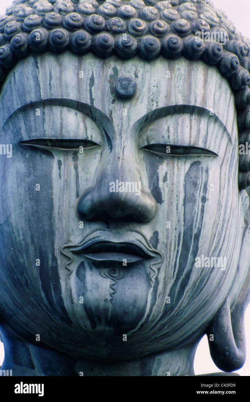 Asia, Buddha, testa, vacanza, Honshu, Giappone, Landmark, statua, Tokyo, turismo, vacanze, Foto Stock