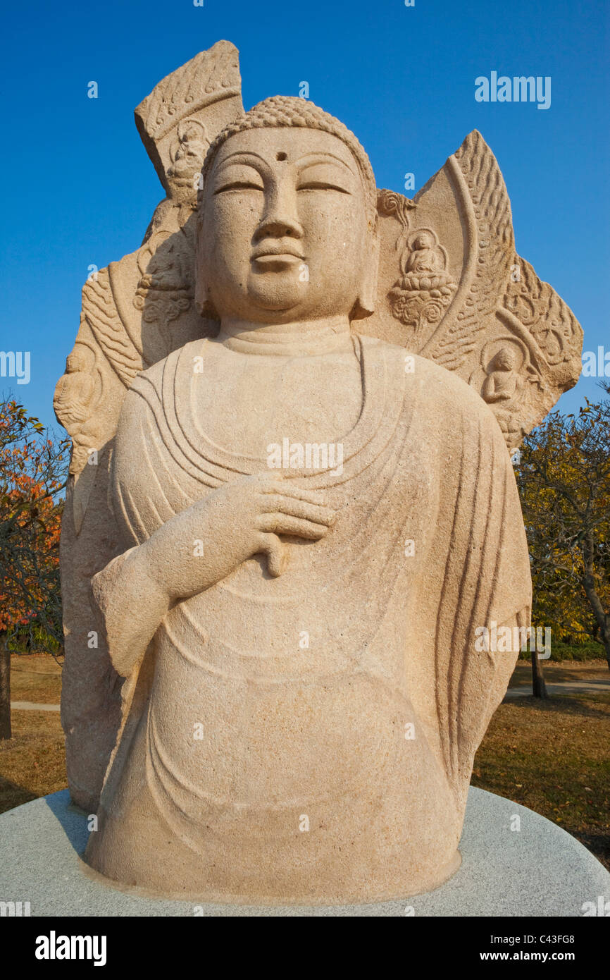 Asia, Corea, Gyeongju, Kyongju, Gyeongju Museo Nazionale, Buddha, Statua del Buddha, buddista, museo, Musei, Unesco patrimonio mondiale Foto Stock