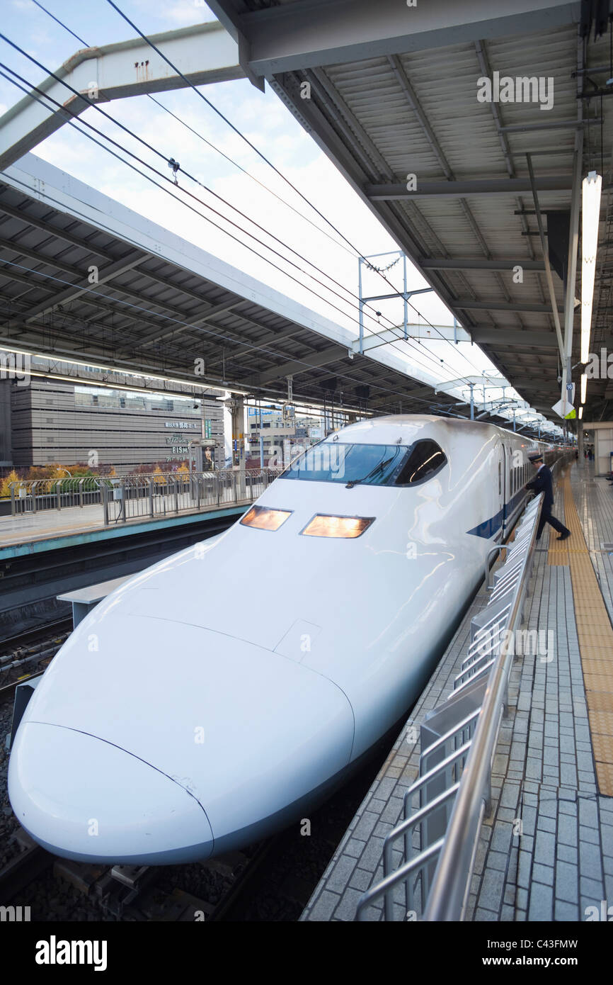 Asia, Giappone, Honshu, Stazione di Kyoto, Bullet Train, Shinkansen