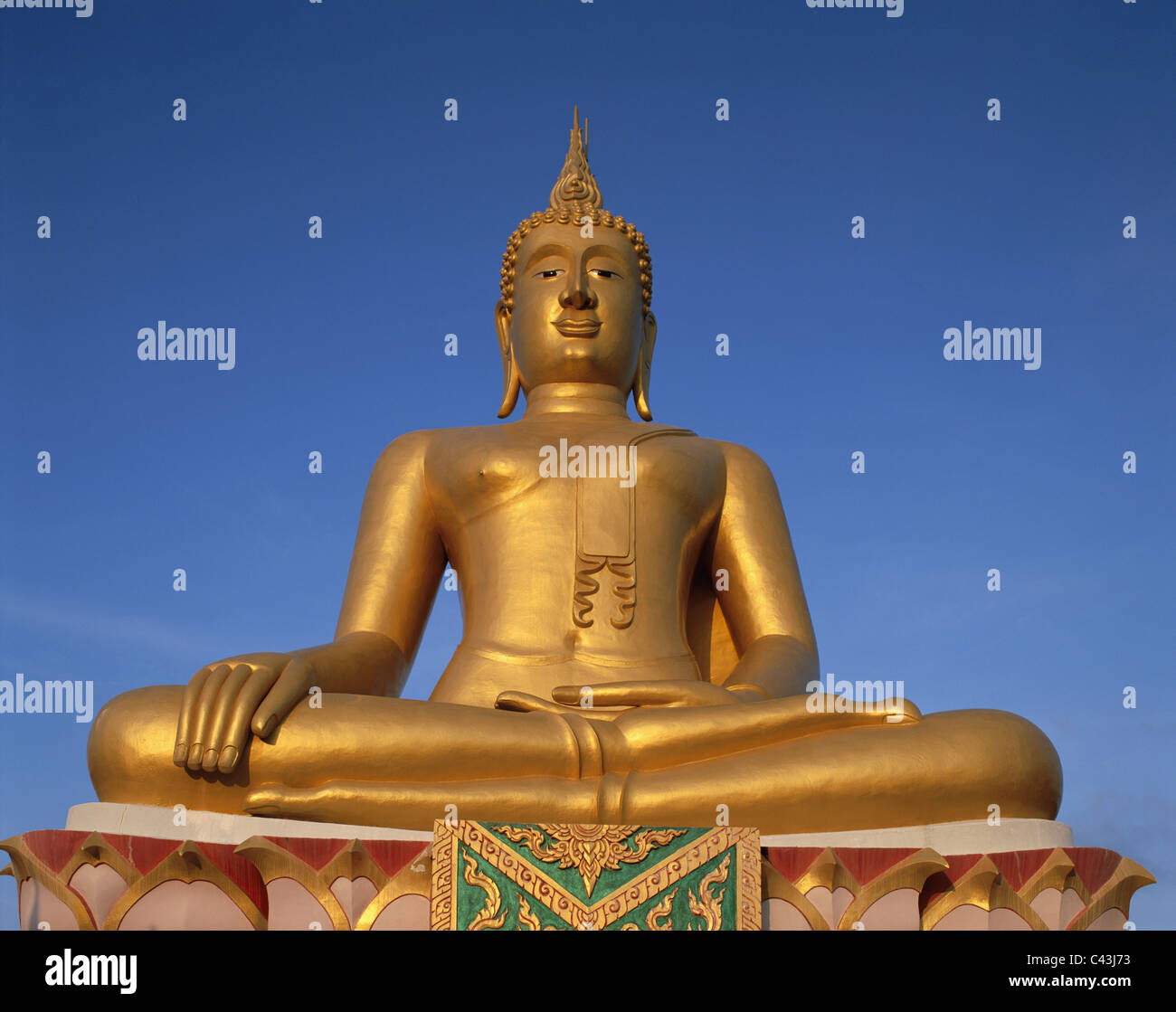 Asia, Big buddha, Buddha, Faan, oro, vacanze, Ko Samui, Landmark, statua, Thailandia, turismo, vacanze, Foto Stock