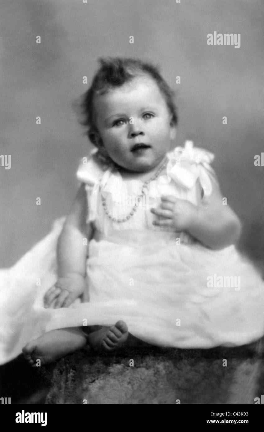 La Principessa Elisabetta Regina Elisabetta II la famiglia reale 29 maggio 1926 indicativi data Foto Stock
