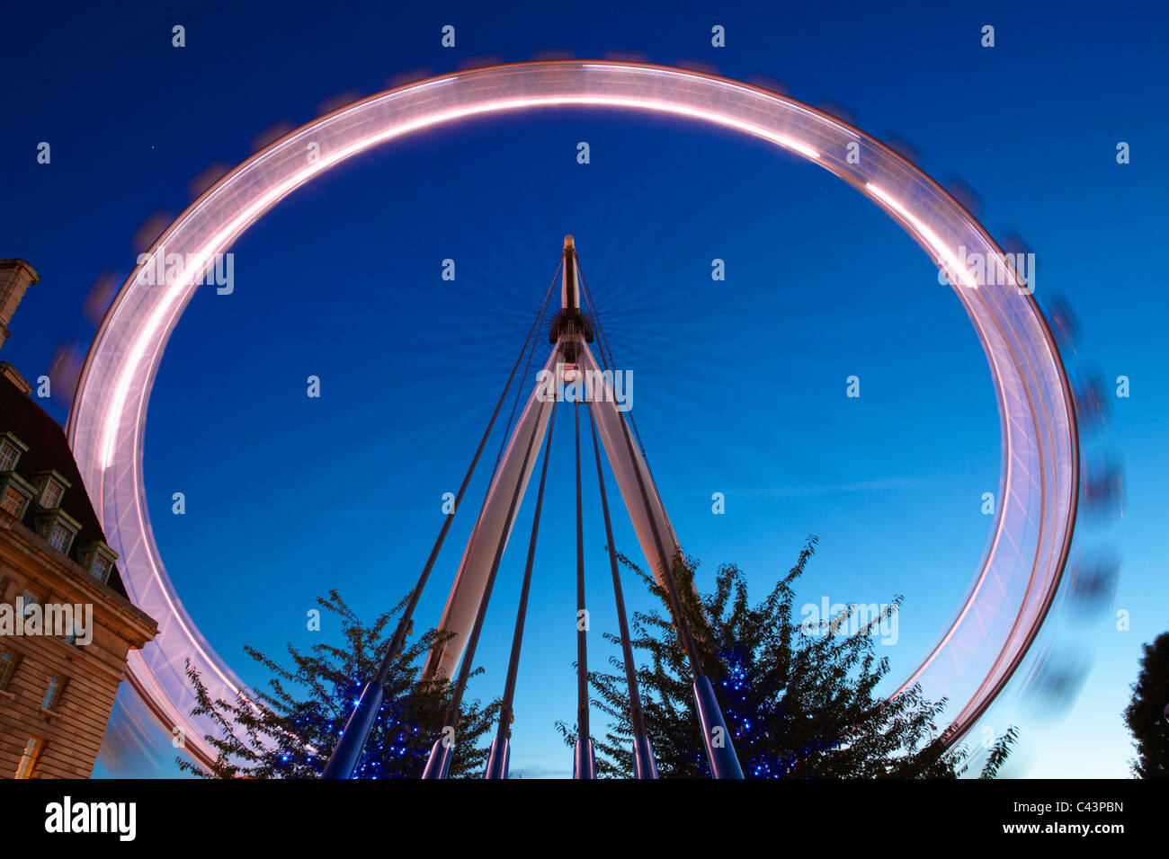 London Eye; Londra; Inghilterra Foto Stock