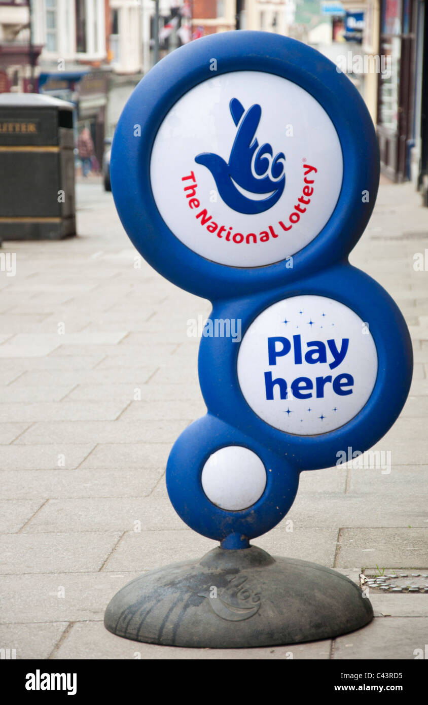 Lotteria nazionale accedi street. Foto Stock