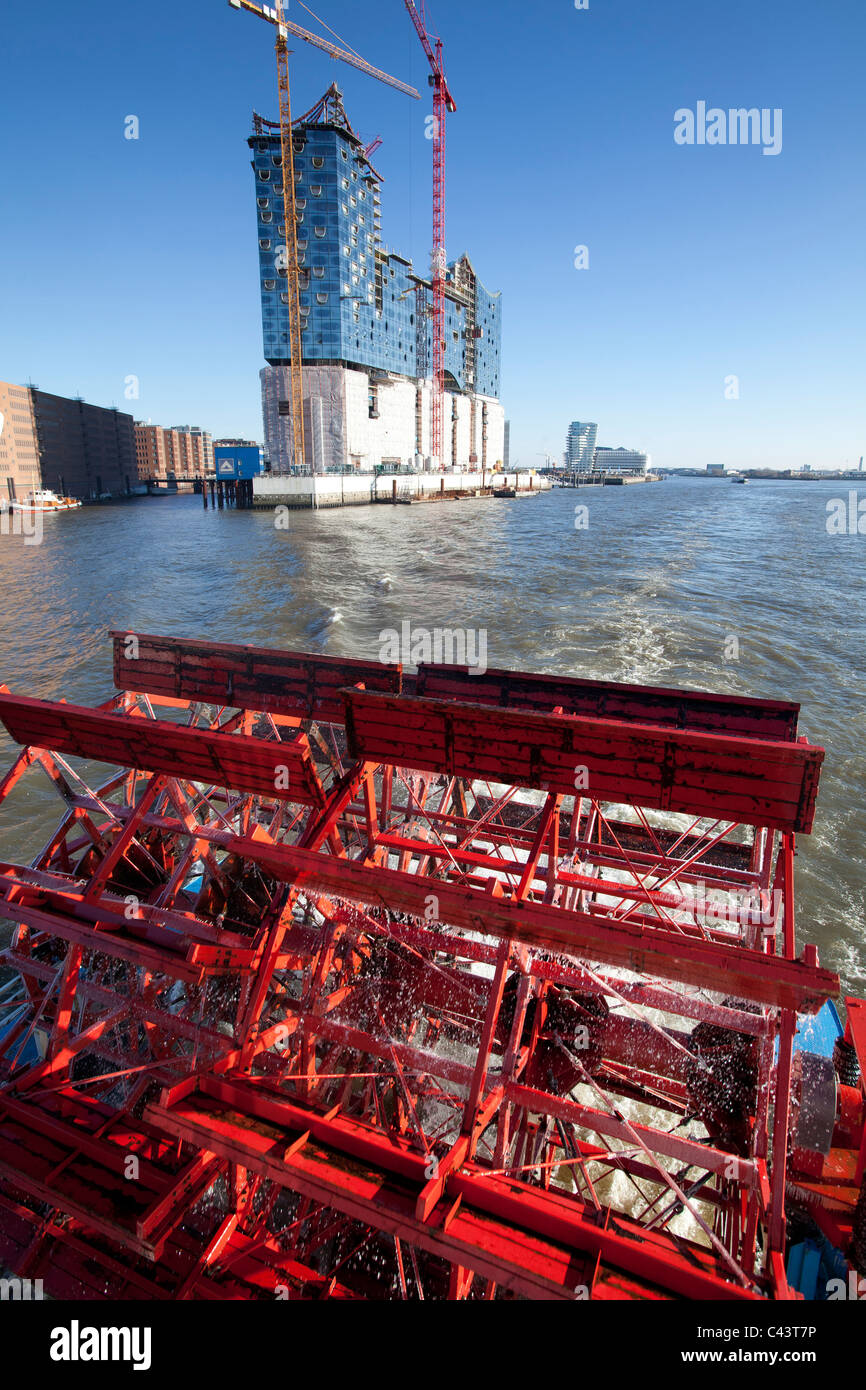 Germania, Porto, porto round trip, Amburgo, città anseatica, viaggio di andata e ritorno Foto Stock