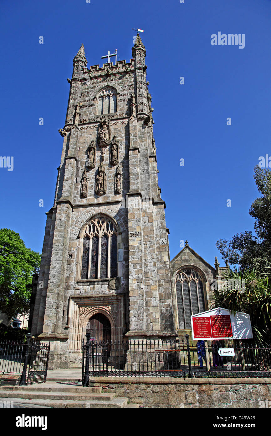 St Austell chiesa Foto Stock