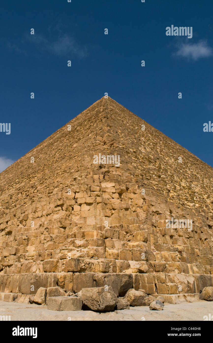 Piramidi di Giza Egitto Foto Stock