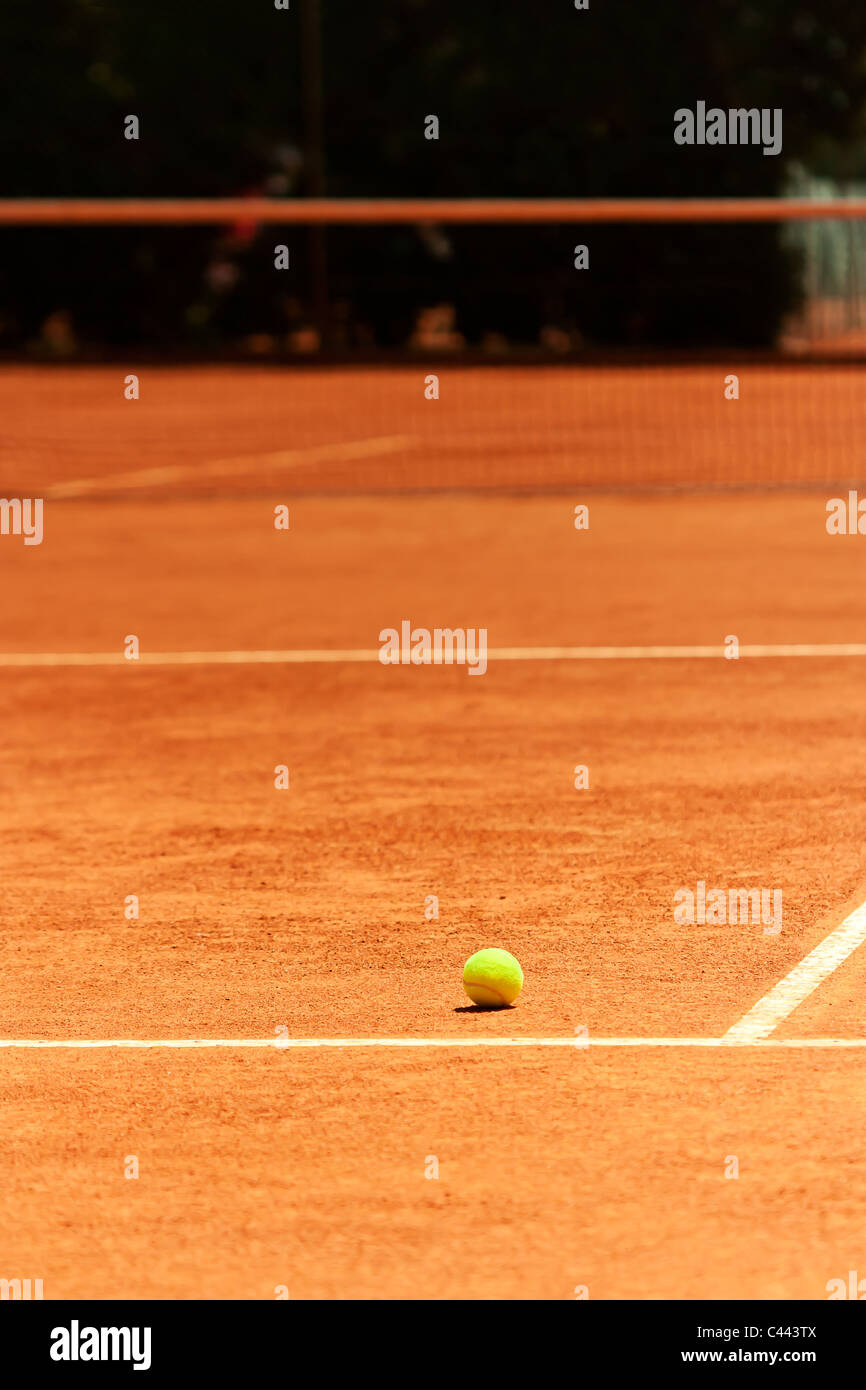 Campo da tennis (ideale per un evento di tennis annuncio sfondo) Foto Stock