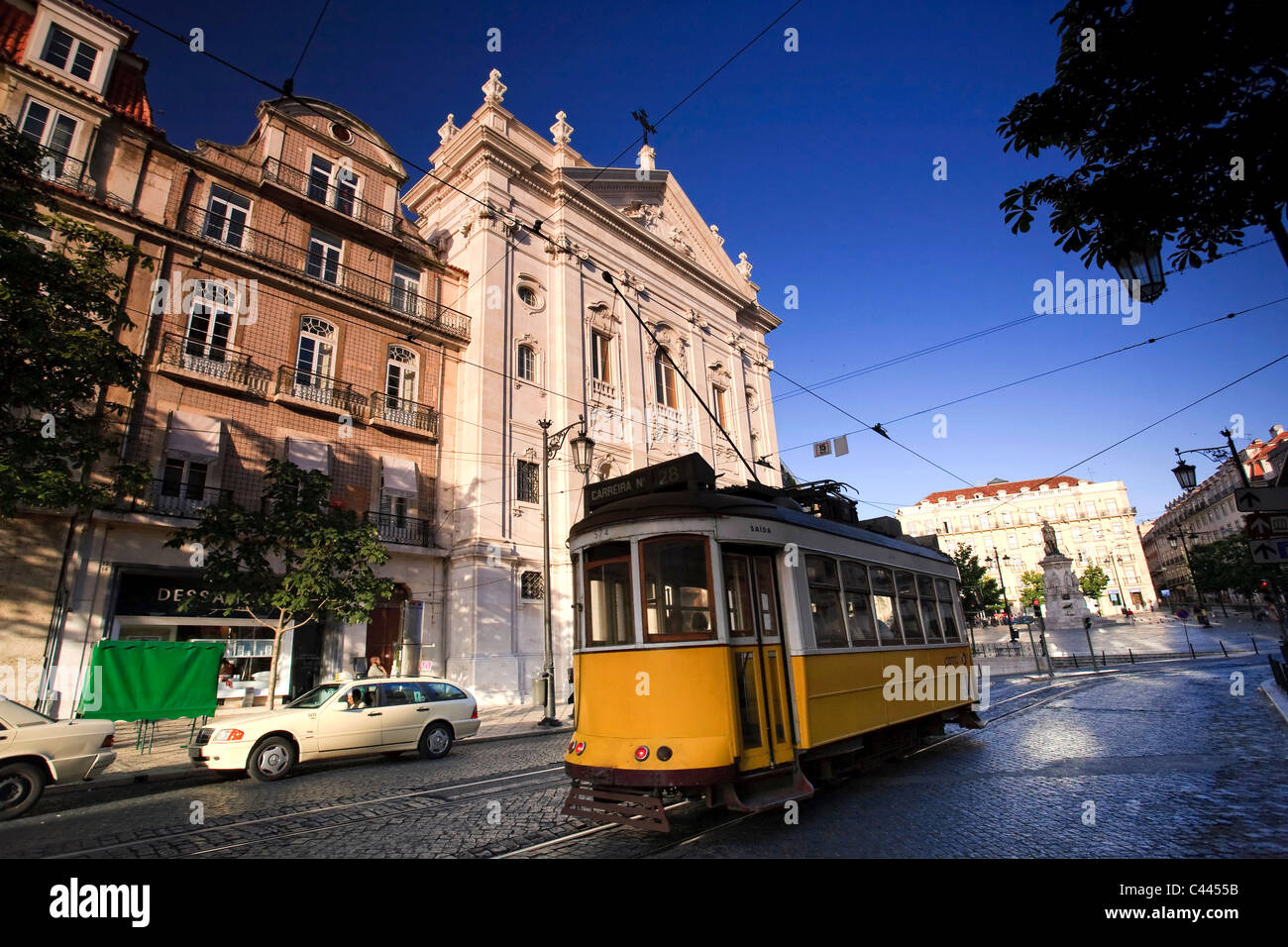 Largo do Chiado, Lisbona, Portogallo Foto Stock