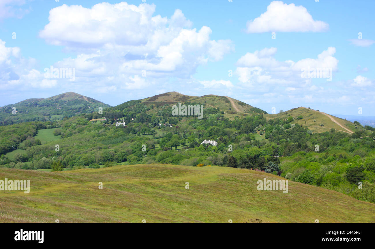 Malvern Hills British Camp Foto Stock