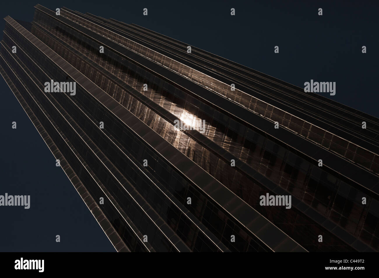 Un moderno grattacielo, Manhattan Foto Stock