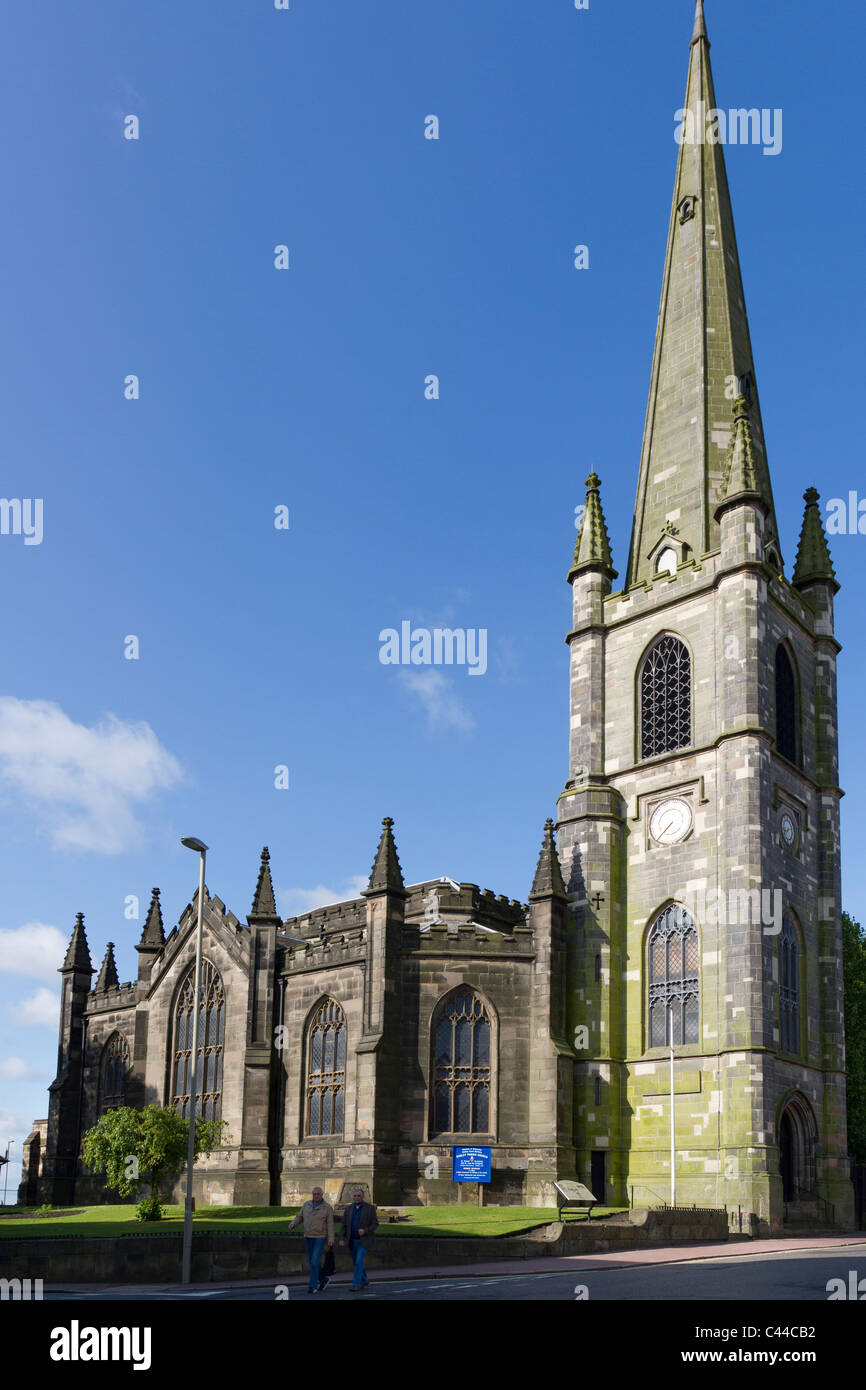 La Chiesa Parrocchiale di Dudley West Midlands Foto Stock