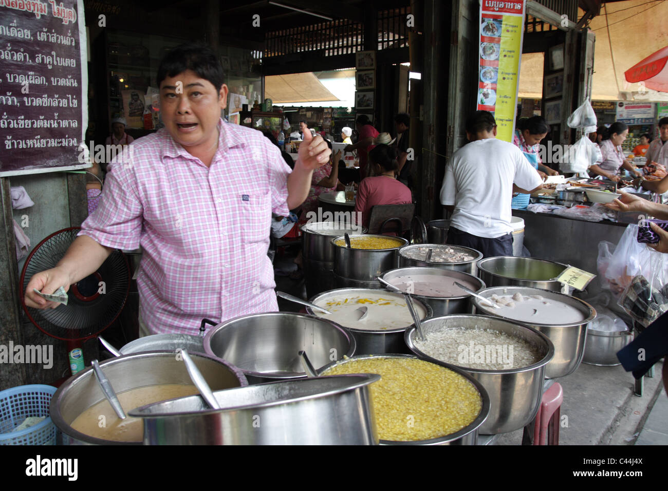 Thai dolci shop Foto Stock