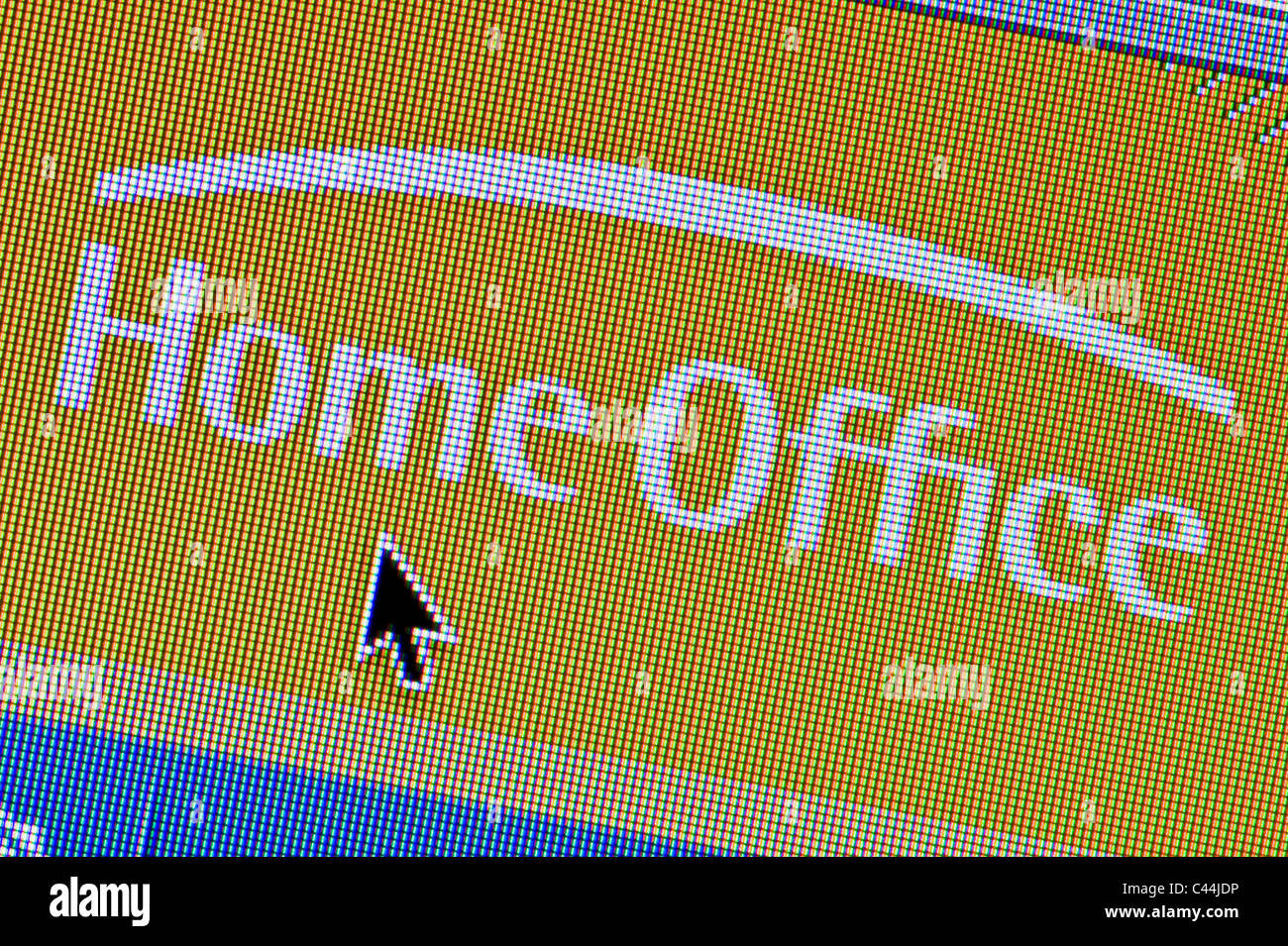 Close up Home logo Office come si vede sul suo sito web. (Solo uso editoriale: -print, TV, e-book e Redazione sito web). Foto Stock