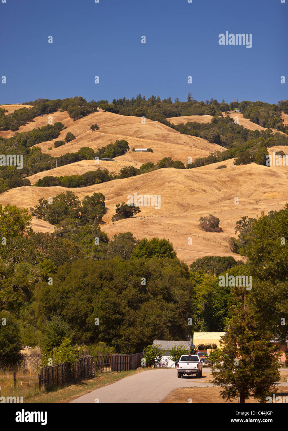 BOONVILLE, CALIFORNIA, STATI UNITI D'AMERICA - Anderson Valley paesaggio in Mendocino County. Foto Stock