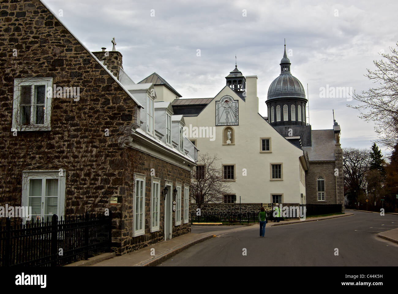 Vecchia casa del patrimonio del convento delle Orsoline refettorio scolastico museum Trois Rivieres Quebec Foto Stock