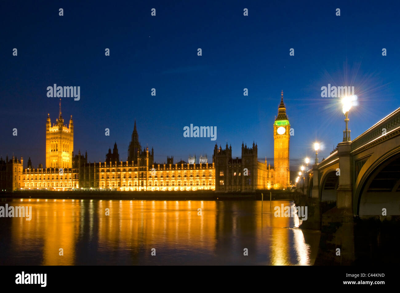 Le Case del Parlamento, Westminster, London, England, Regno Unito Foto Stock