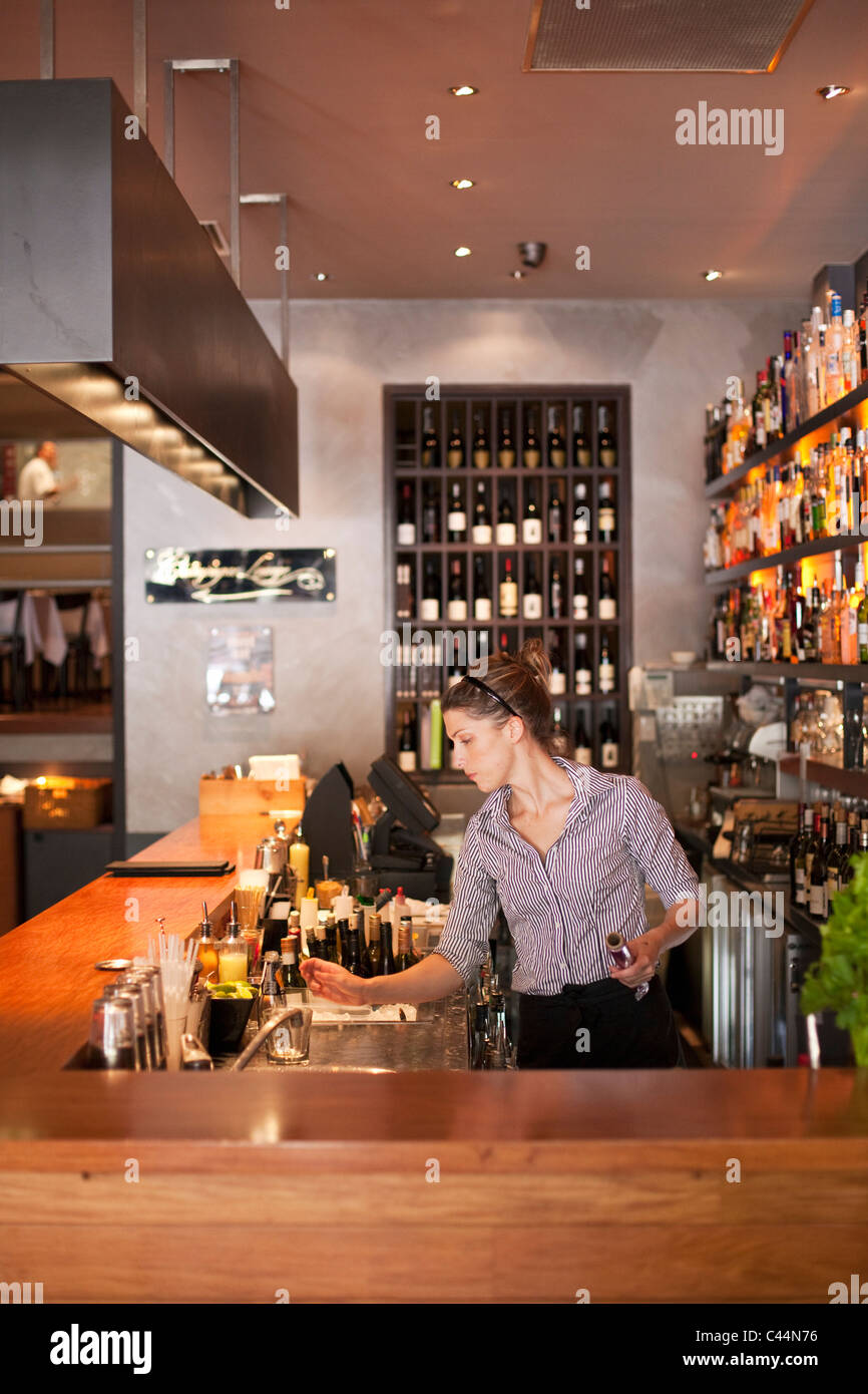 Deve Wine Bar. Mt Lawley, Perth, Australia occidentale, Australia Foto Stock