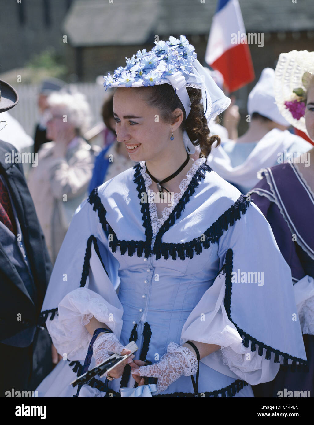 Costume, Dickens', England, Regno Unito, Gran Bretagna, Festival, vacanze, Kent, Landmark, modello persone, rilasciare, Rochester, Foto Stock