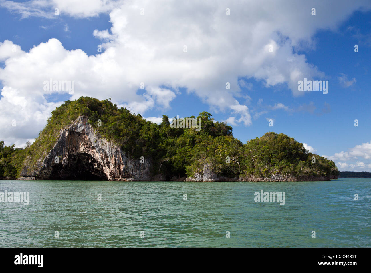 Impressionen Nationalpark Los Haitises, Parco Nazionale Los Haitises, Repubblica Dominicana Foto Stock