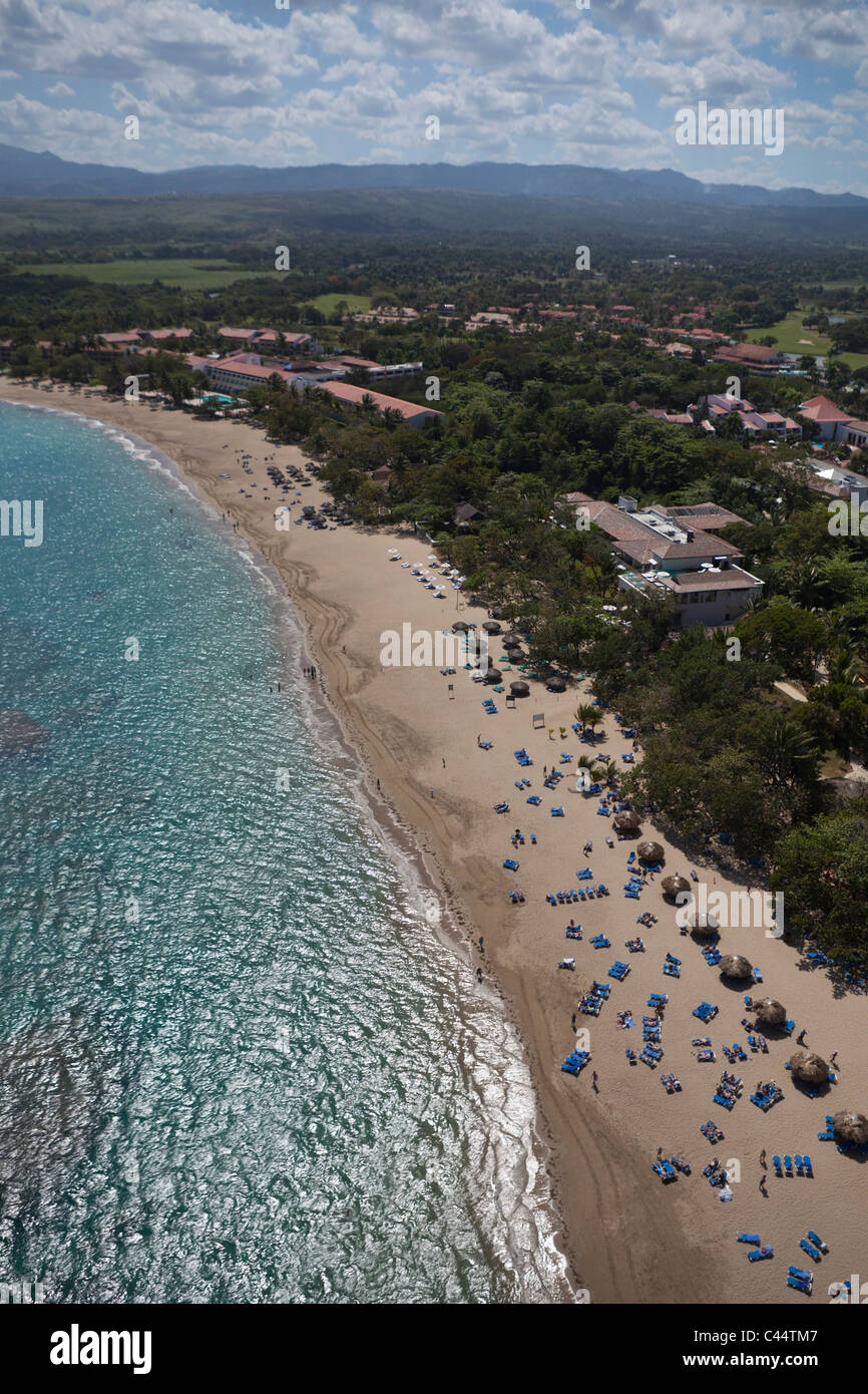 Spiaggia di Playa Dorada, San Felipe de Puerto Plata, Repubblica Dominicana Foto Stock
