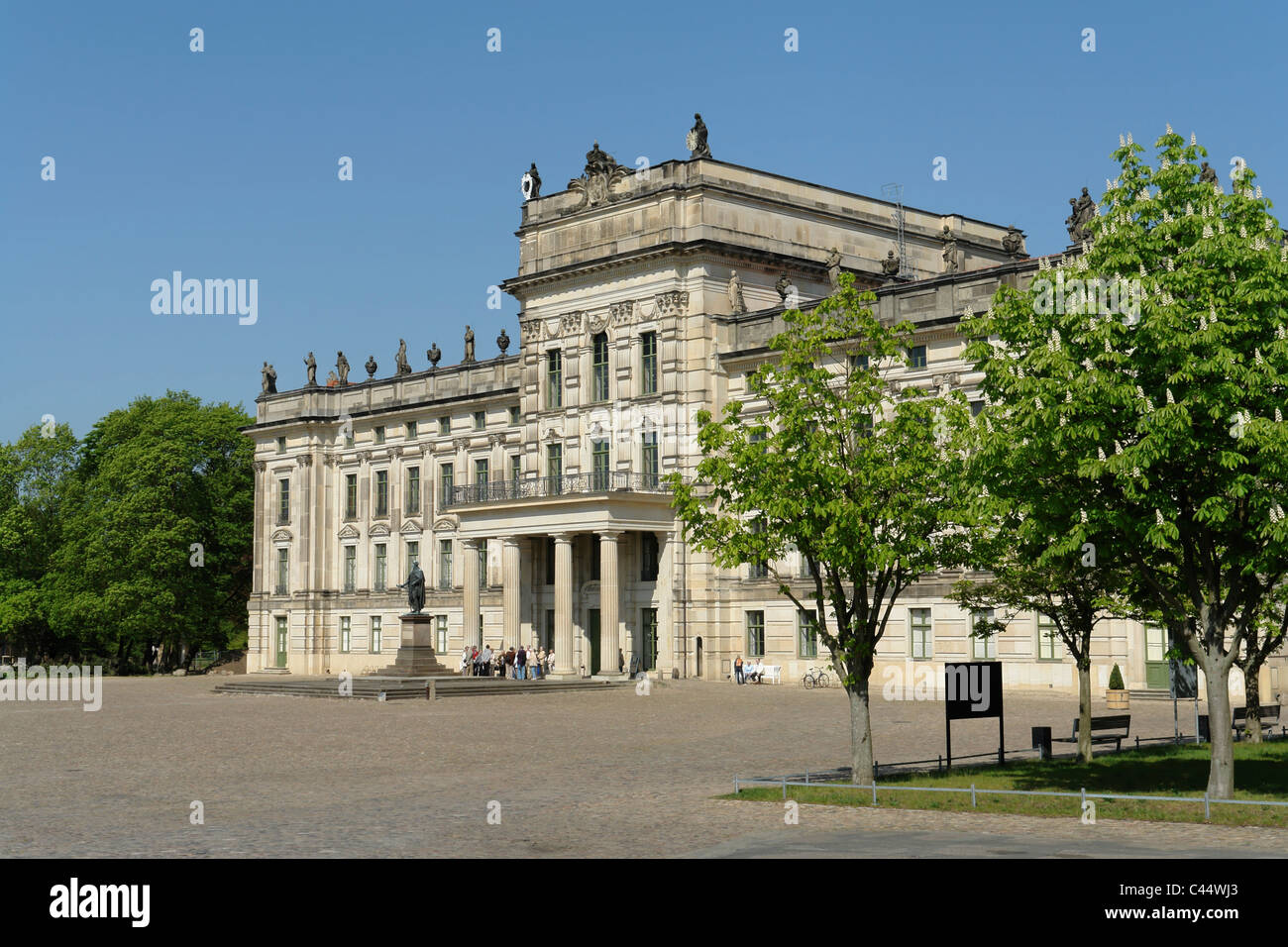 Germania, Meclemburgo-Pomerania occidentale, Ludwigslust, castello, Ludwigslust, architettura, costruzione, costruzione, luogo di interesse Foto Stock