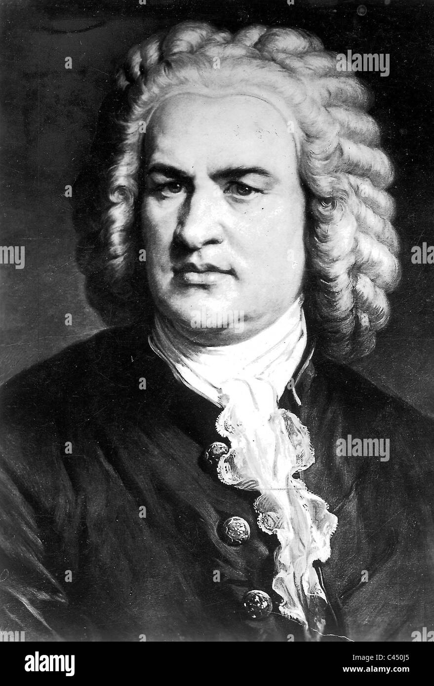 Johann Sebastian Bach Foto Stock