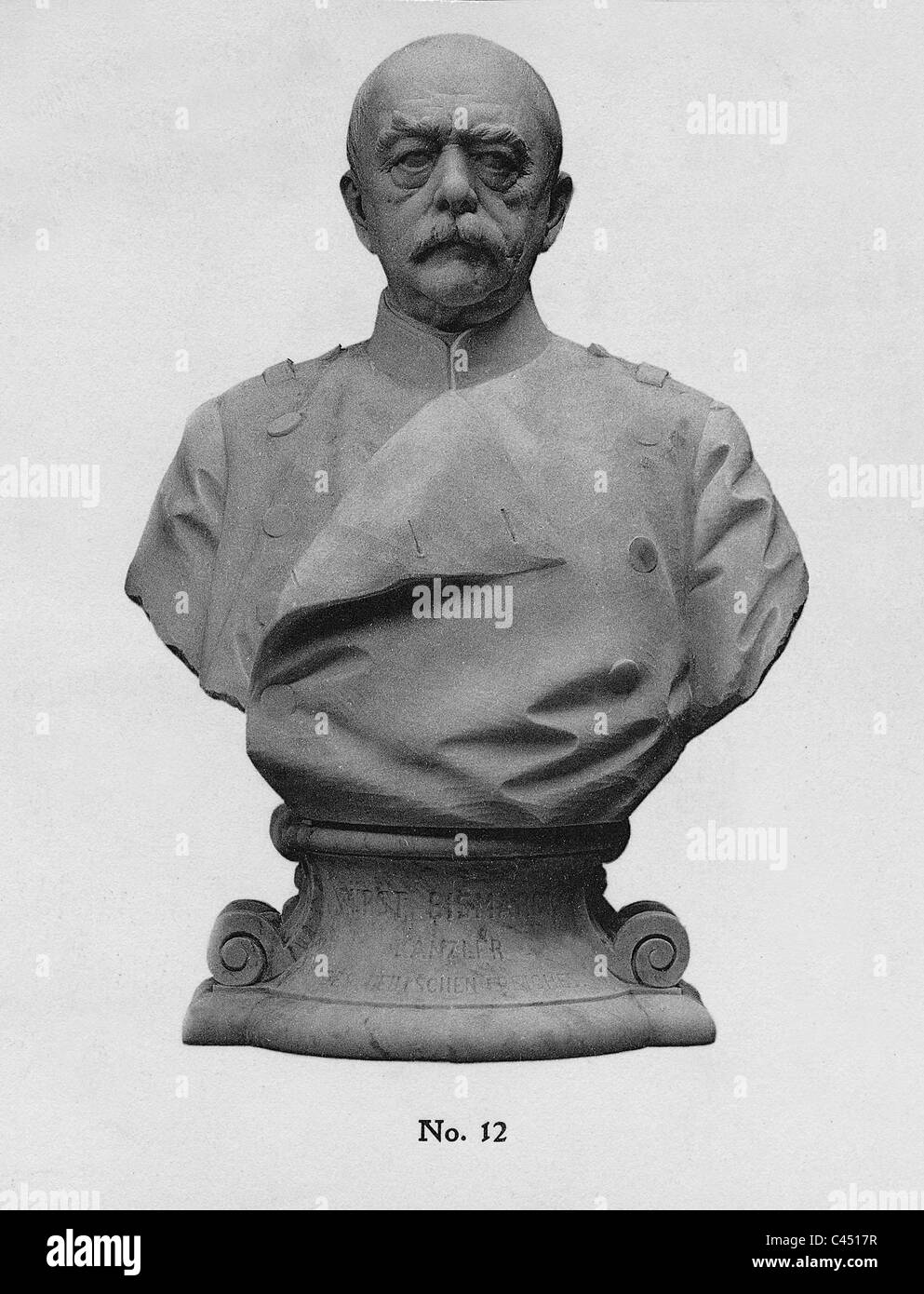 Otto von Bismarck busto da Reinhold Begas Foto Stock