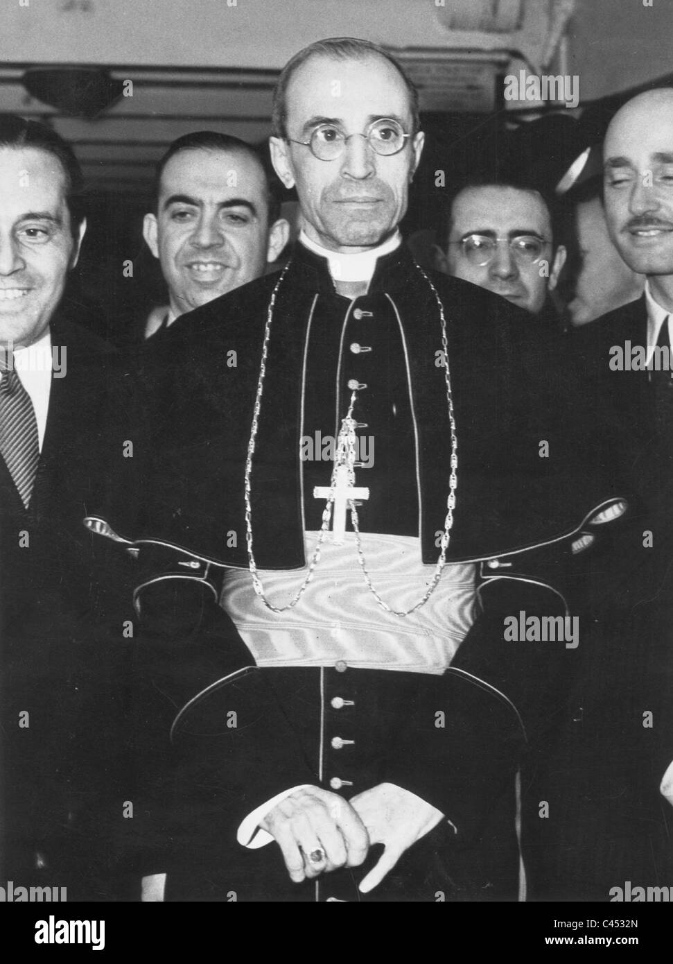 Il Cardinale Eugenio Pacelli, 1936 Foto Stock