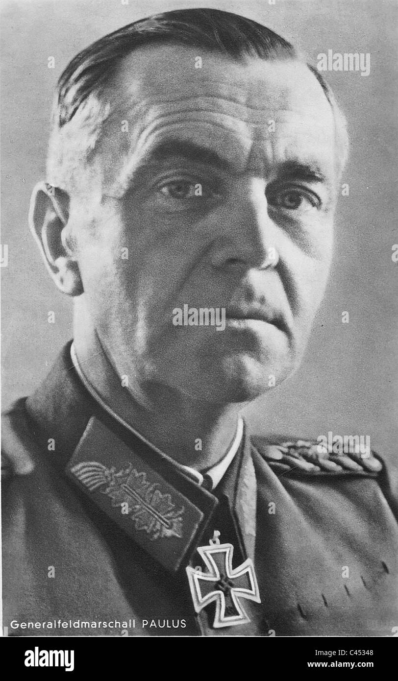 Generale Friedrich Paulus, 1942 Foto Stock