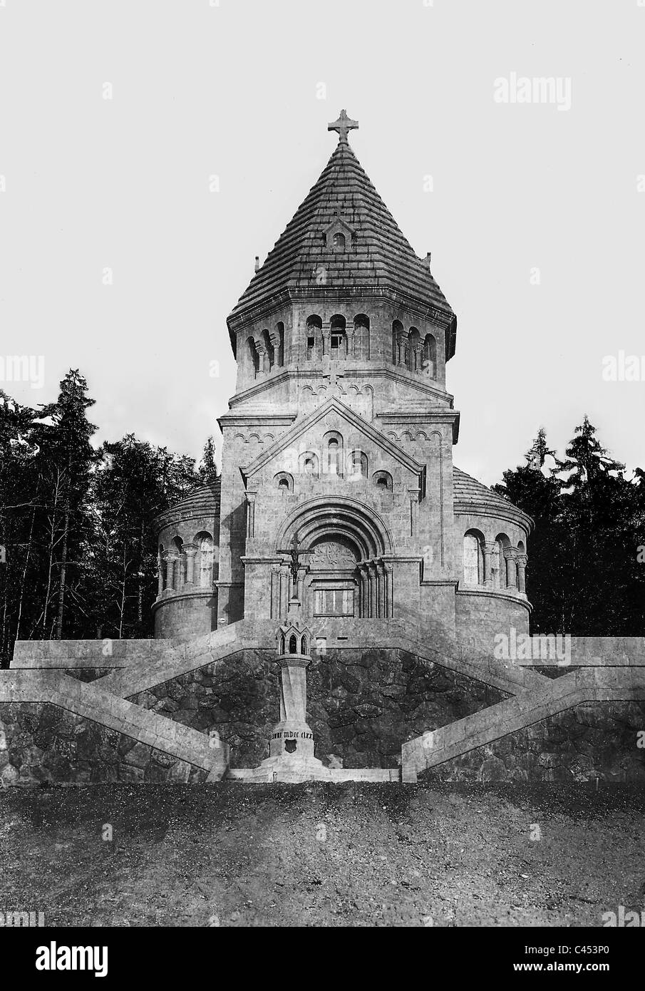 Cappella Memoriale per Re Ludwig II, 1900 Foto Stock