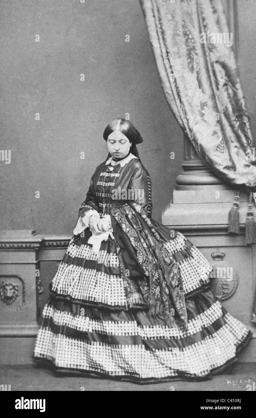 La regina Vittoria d'Inghilterra, 1859 Foto Stock