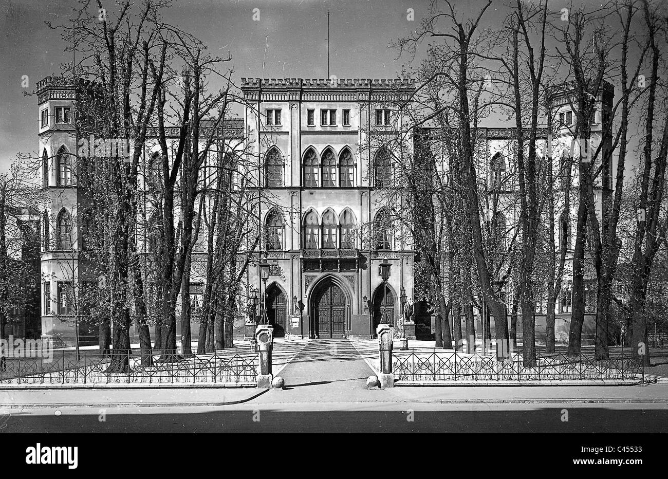Il quartier generale della Gestapo in Briennerstrasse a Monaco di Baviera, 1933 Foto Stock