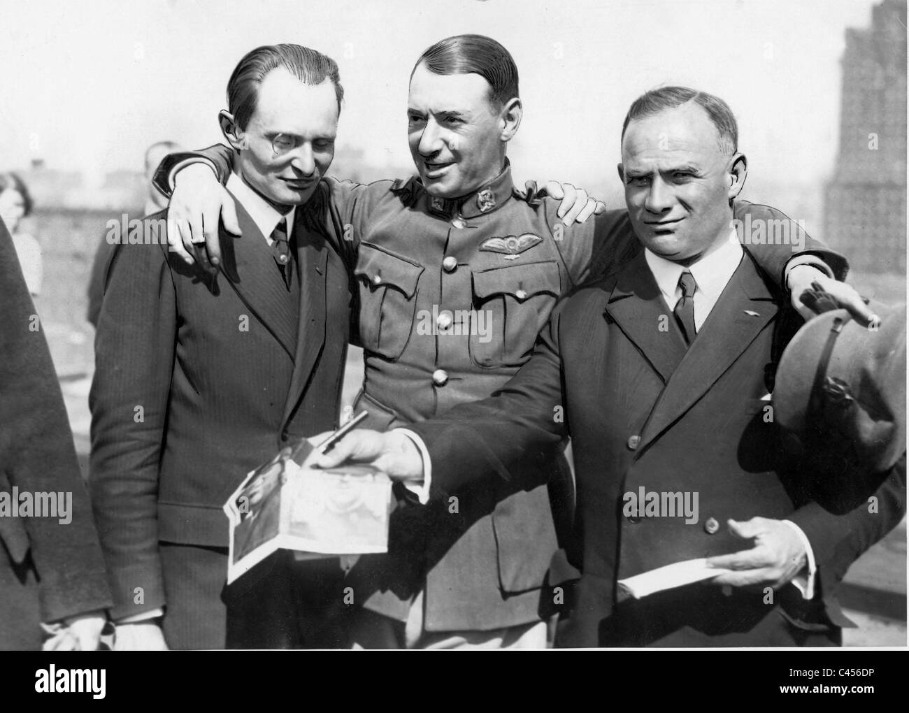 Guenther von Huenefeld, James Fitzmaurice und Hermann Koehl hanno, 1928 Foto Stock