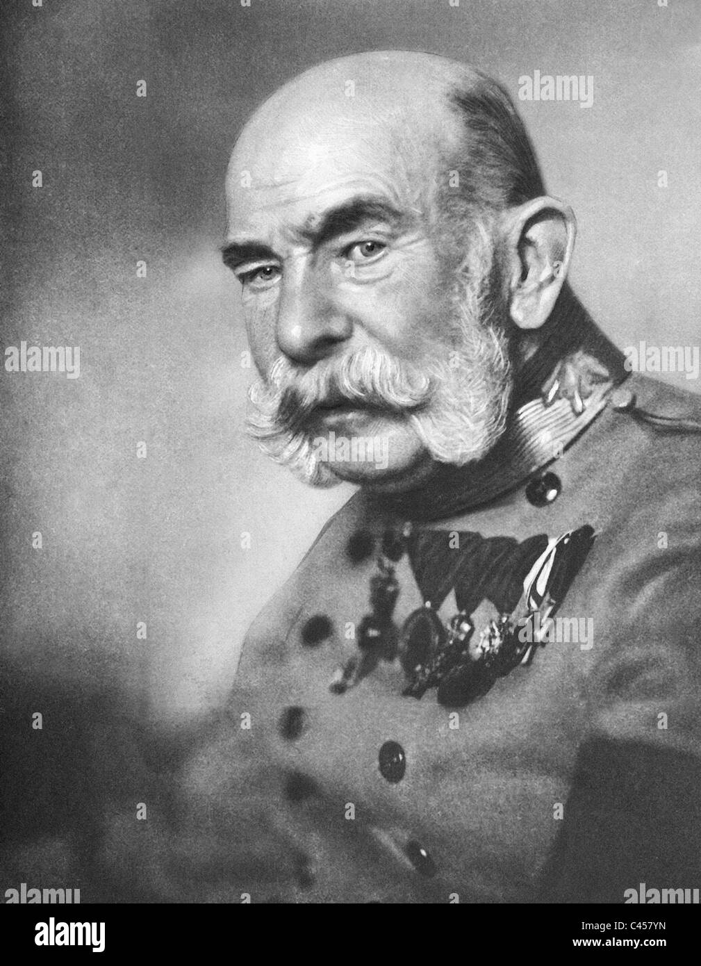 L'imperatore Franz Joseph I d'Austria Foto Stock