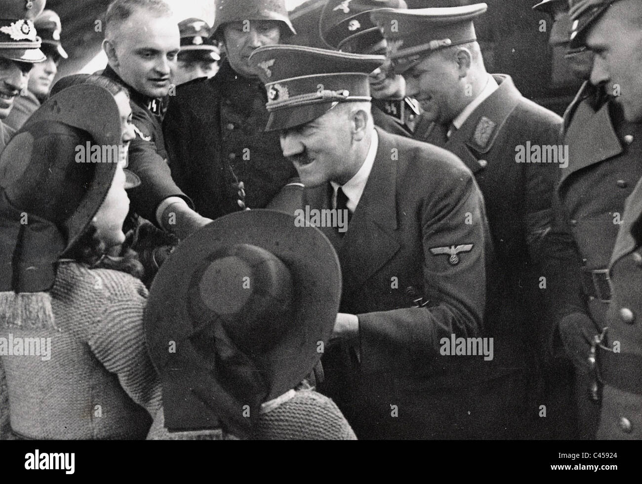Adolf Hitler in Innsbruck Foto Stock