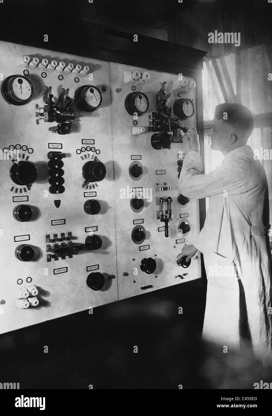 Immagine stazione telegraphs, 1930 Foto Stock