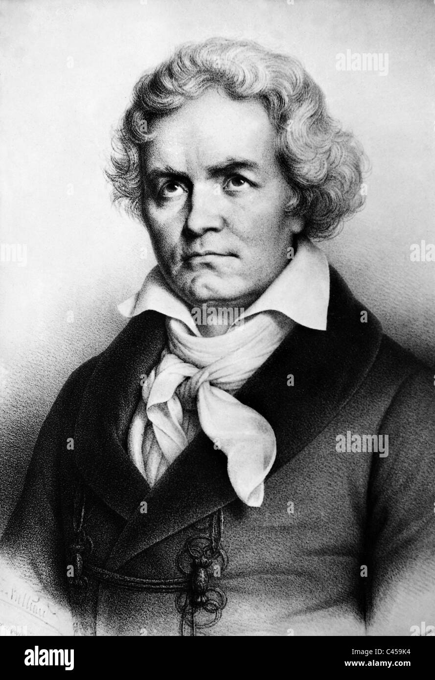 Ludwig van Beethoven Foto Stock