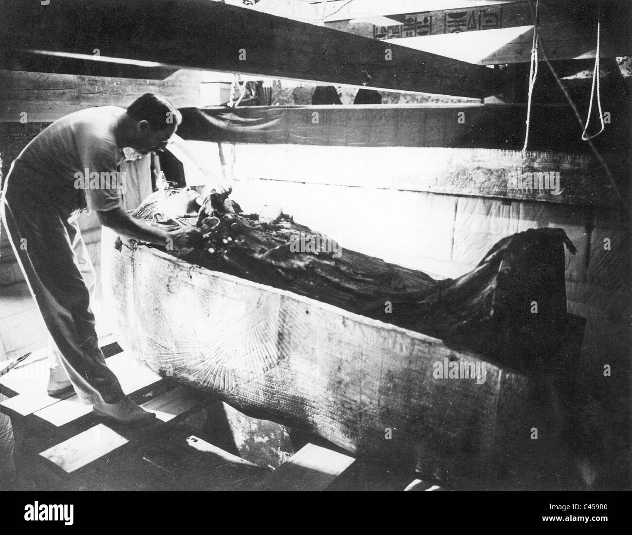 Howard Carter, 1922 Foto Stock