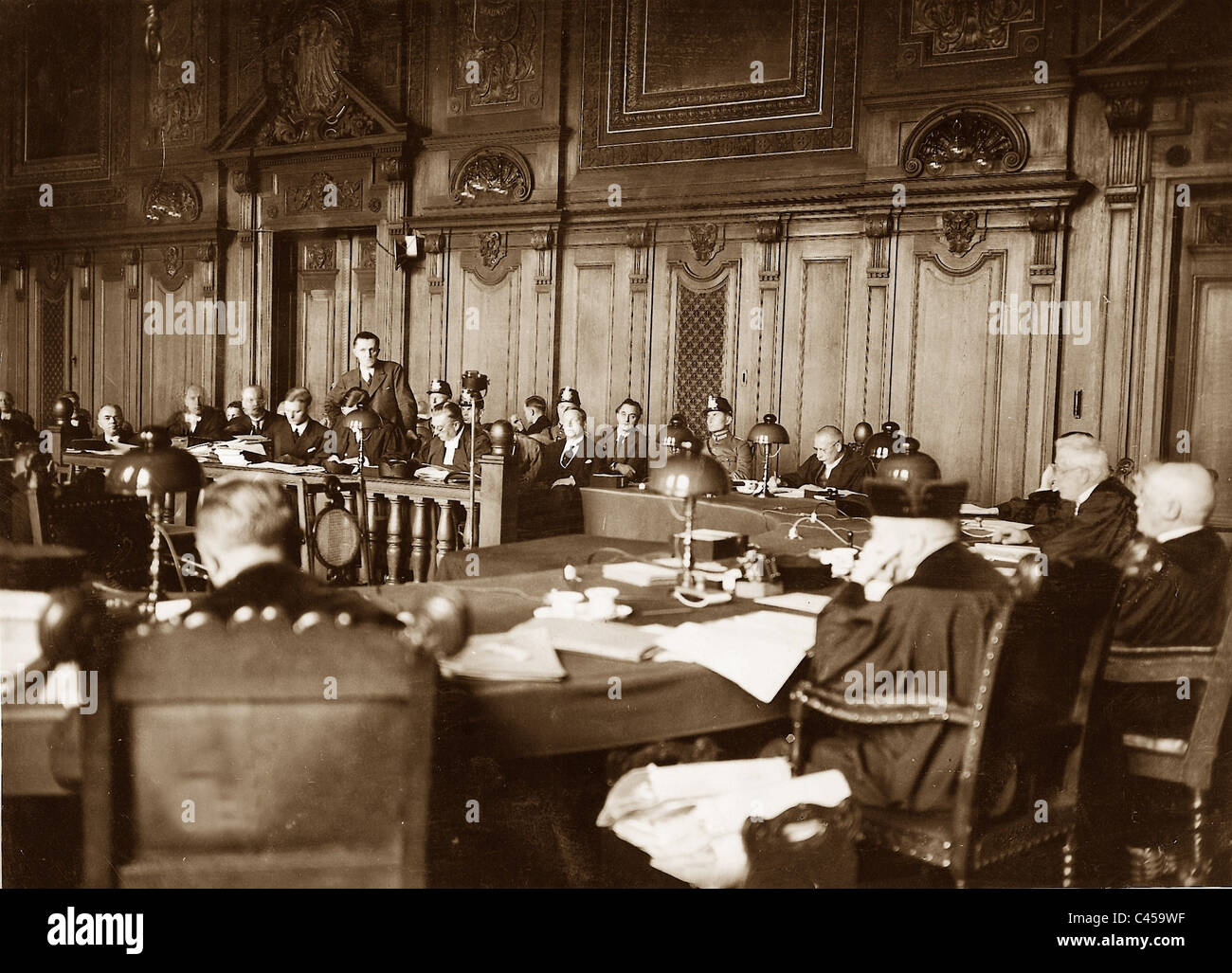 Il Reichstag Fire Trial 1933 Foto Stock