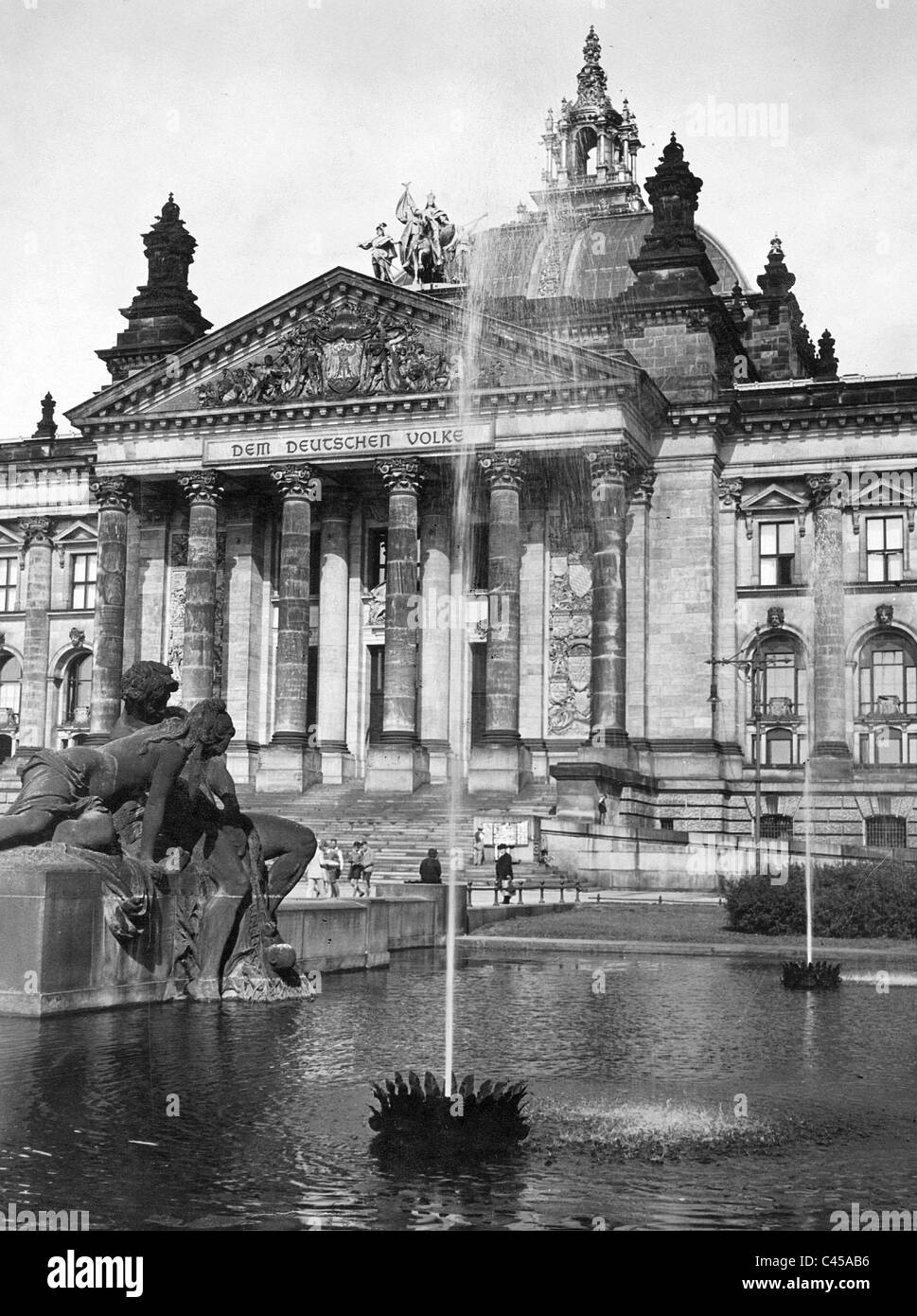 Reichstag, 1929 Foto Stock