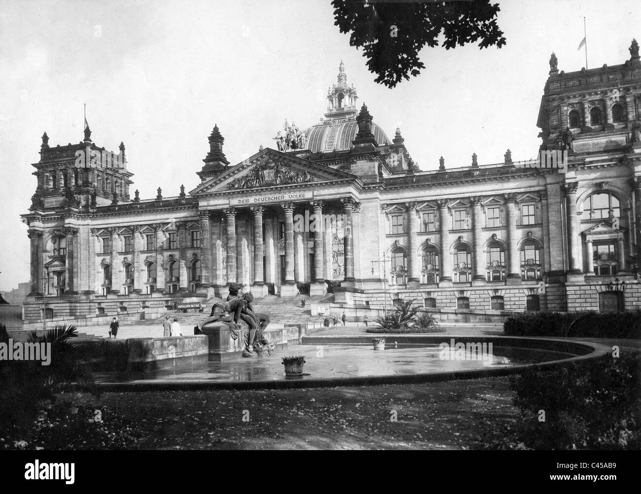 Reichstag, 1929 Foto Stock