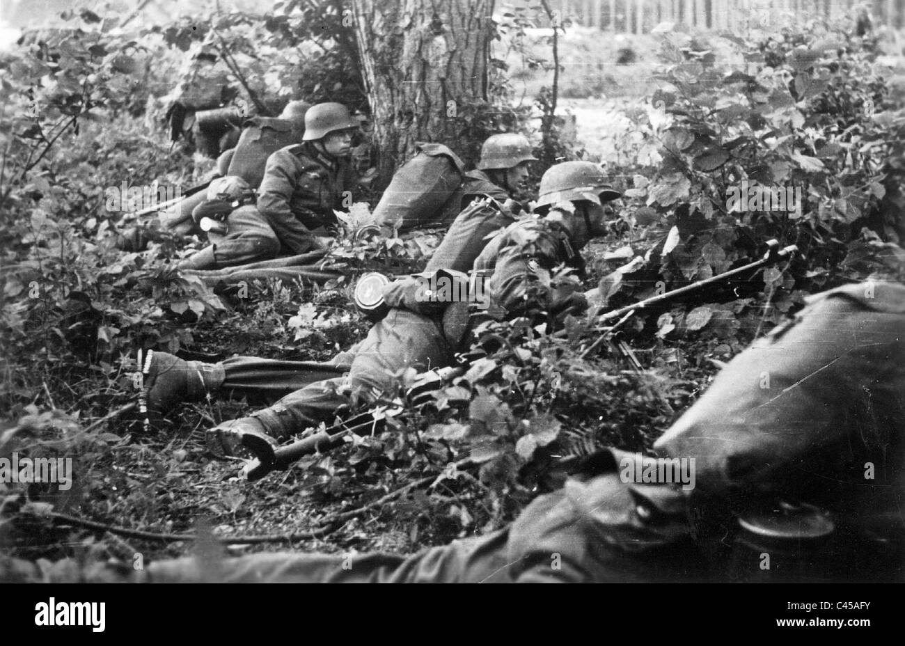 I soldati tedeschi nel settore sud del fronte orientale, 1941 Foto Stock