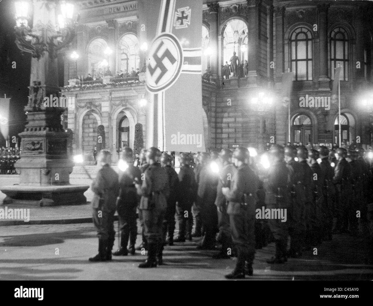 Grand tatuaggio di Nazi esercito tedesco a Frankfurt am Main, 1936 Foto Stock