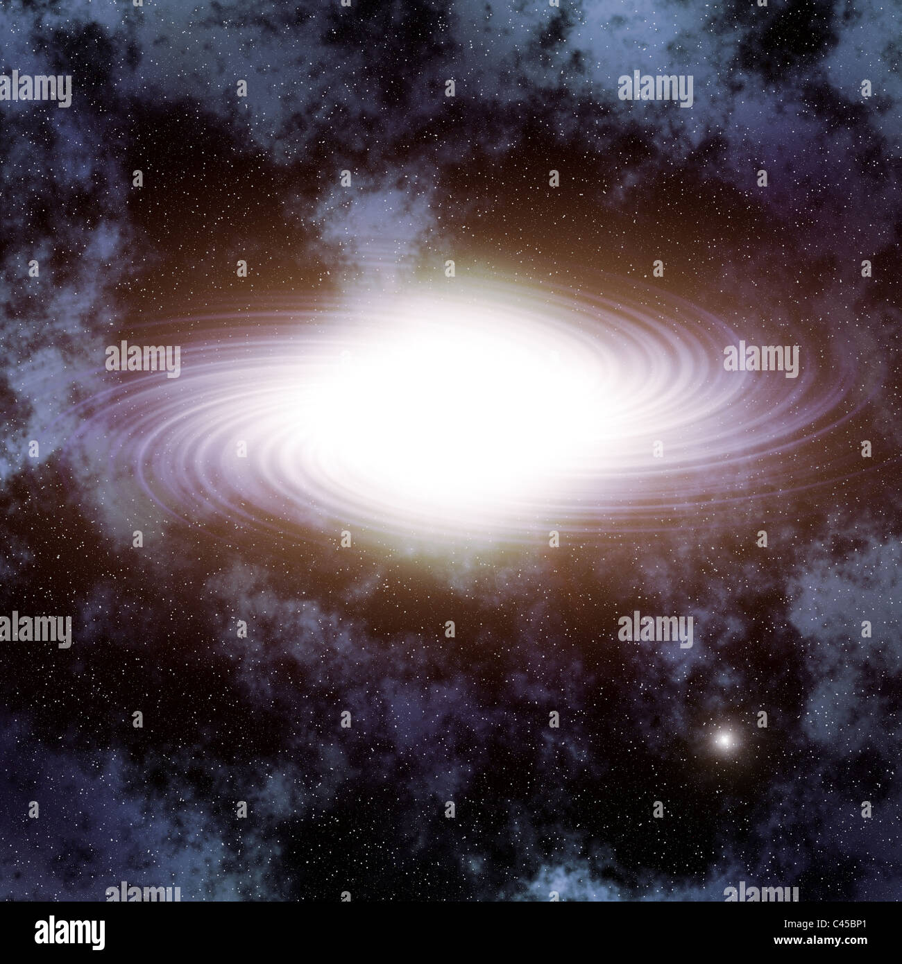 Galassia a spirale Foto Stock