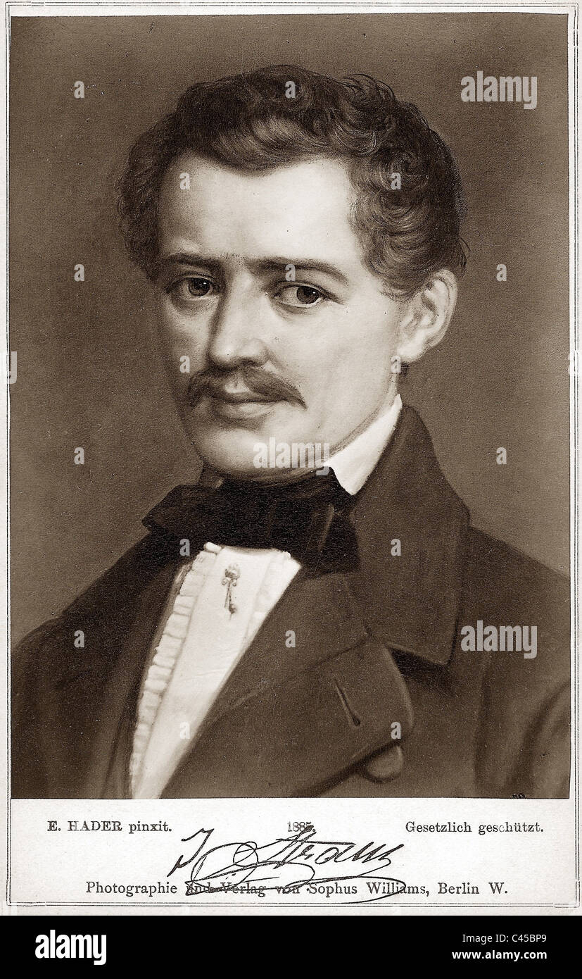 Johann Strauss (padre) Foto Stock