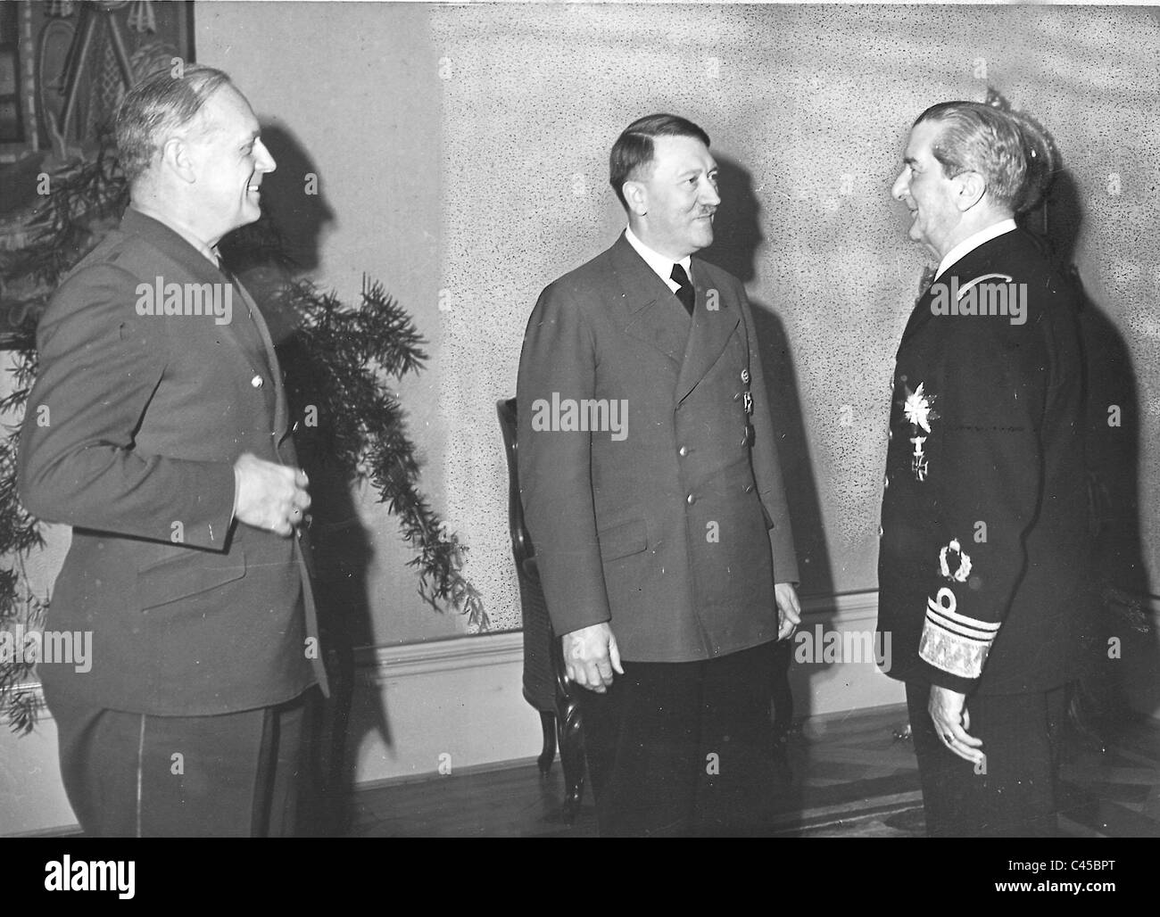 Ribbentrop, Hitler, Horthy, 1942 Foto Stock