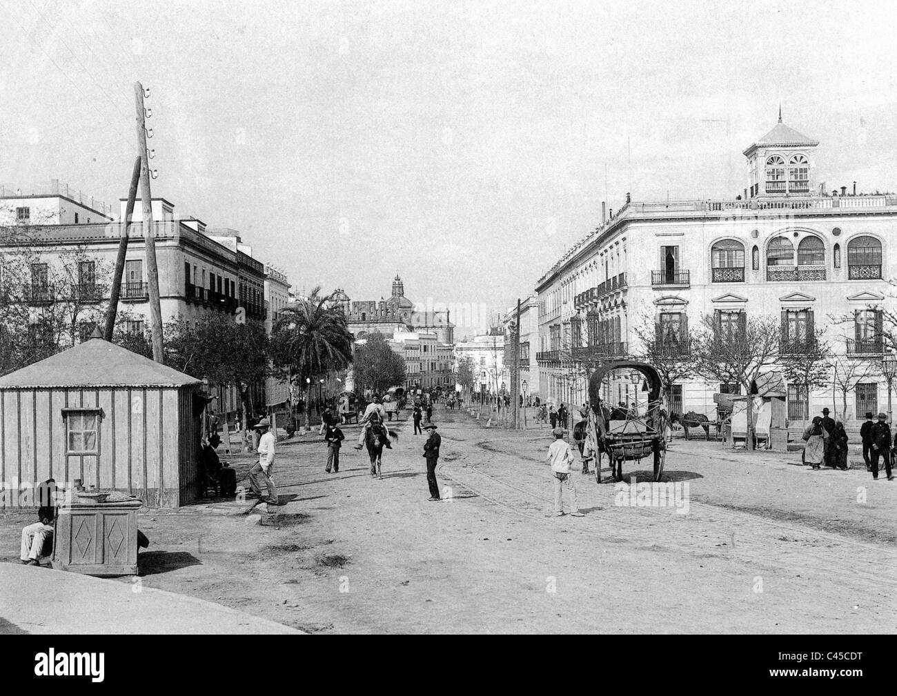 Strada di Siviglia, 1899 Foto Stock