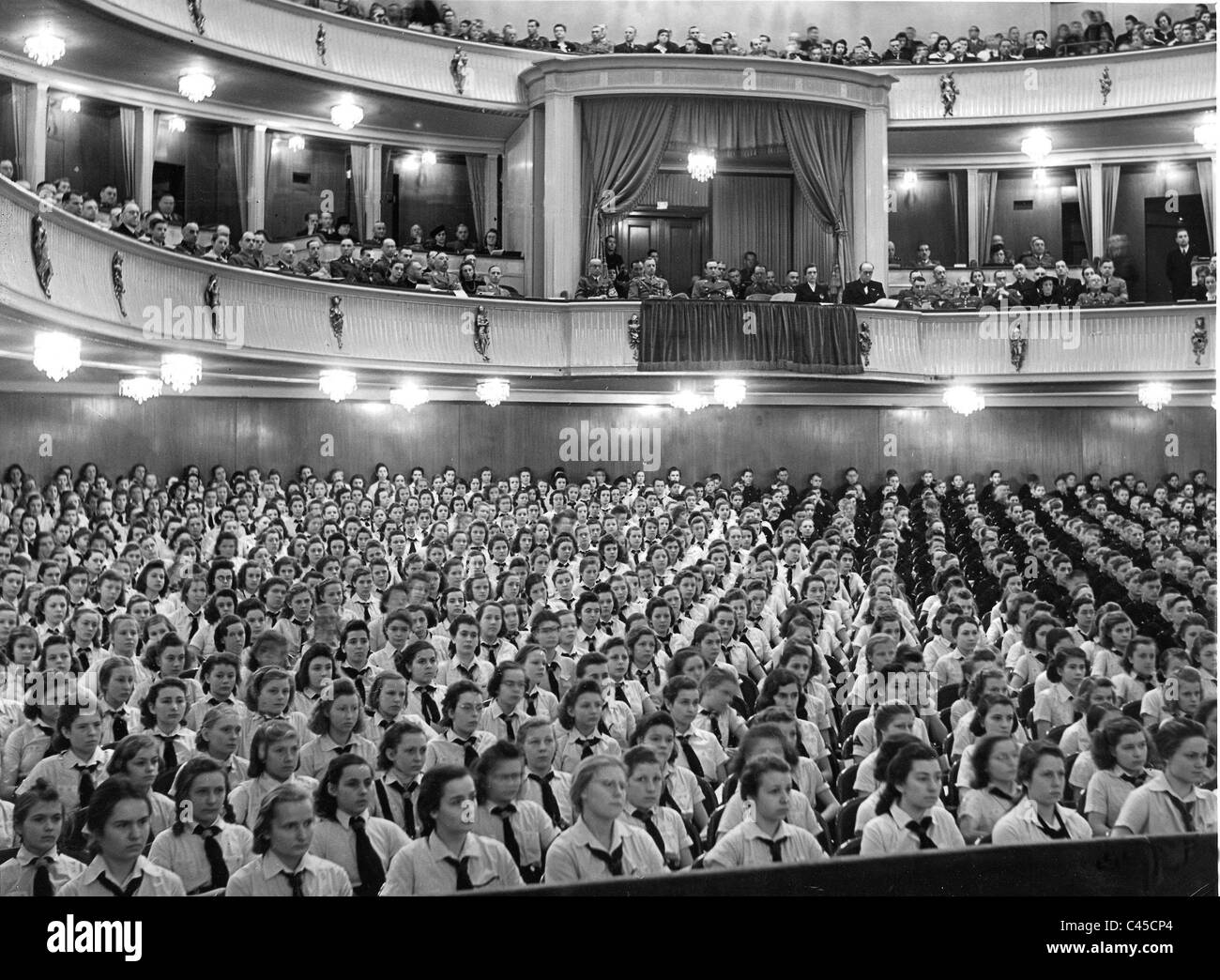 Reich celebrazione per il tedesco di impegno della Gioventù, 1942 Foto Stock