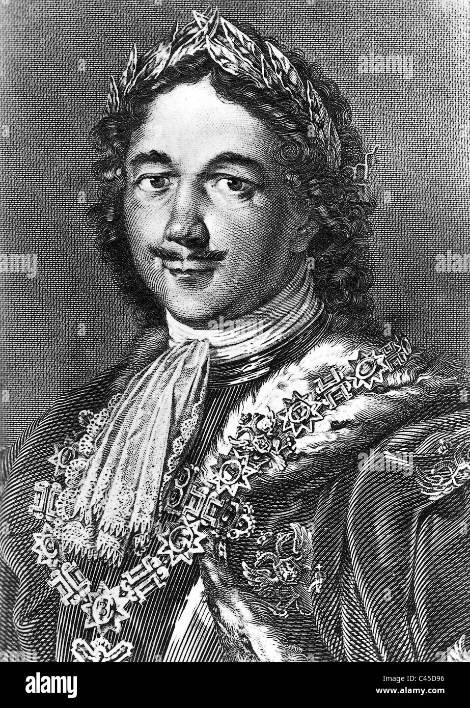 Pietro I il Grande Foto Stock