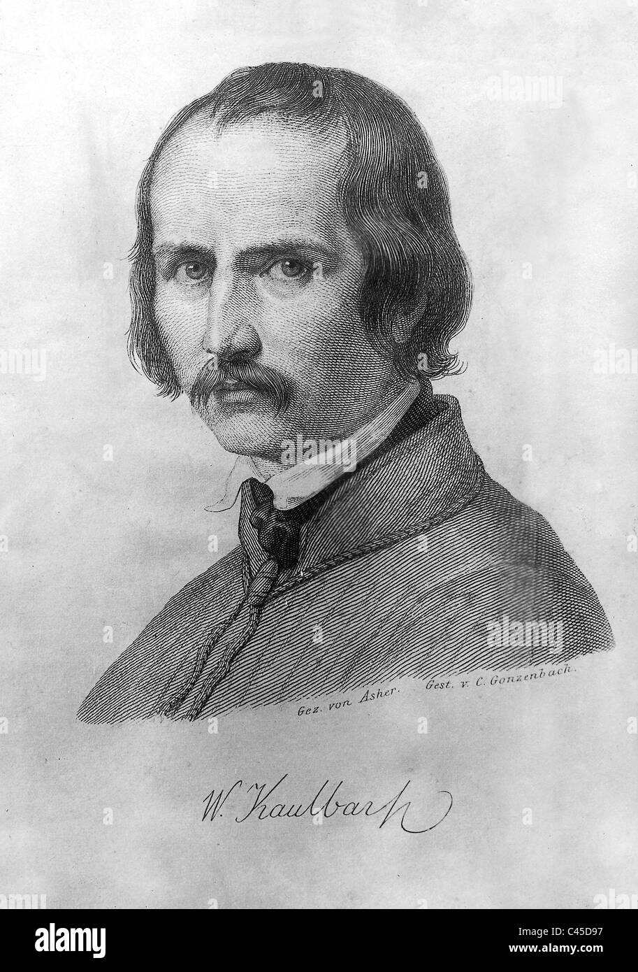 Wilhelm von Kaulbach Foto Stock